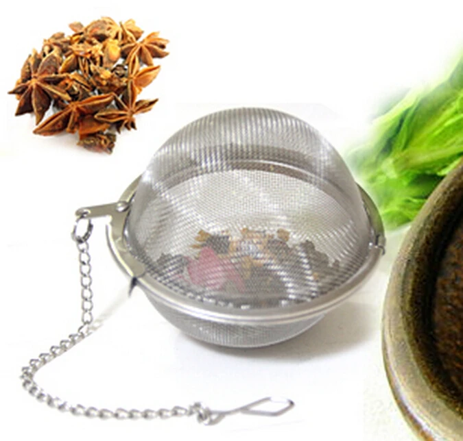 Бесплатная доставка 304 нержавеющая сталь горячее натирающее блюдо чайный шар