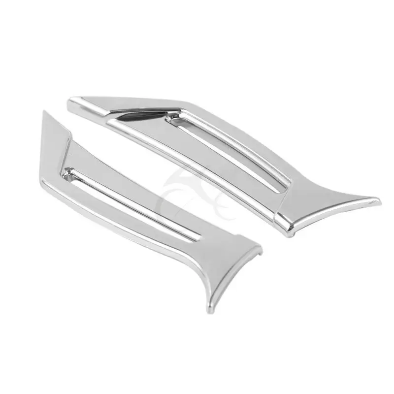 

Pair Chrome Fairing Intake Vent Scoops Front For Honda Goldwing GL1800 2012-2017