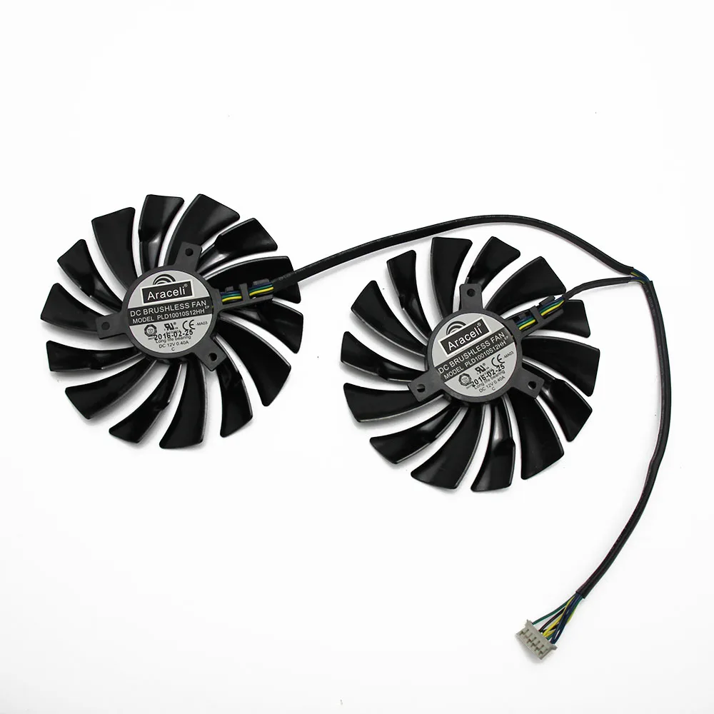 2 шт. 95 мм видеокарта PLD10010S12HH 6Pin кулер для видеокарты MSI GTX970 GeForce GTX 970 игровой