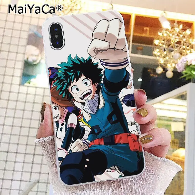A14 MaiYaCa аниме мой герой Academy deku bakugou Boku no Hero Academy чехол для телефона для iphone 11 Pro 8 7 6 6S Plus X XS MAX 5 5S SE XR - Цвет: A14
