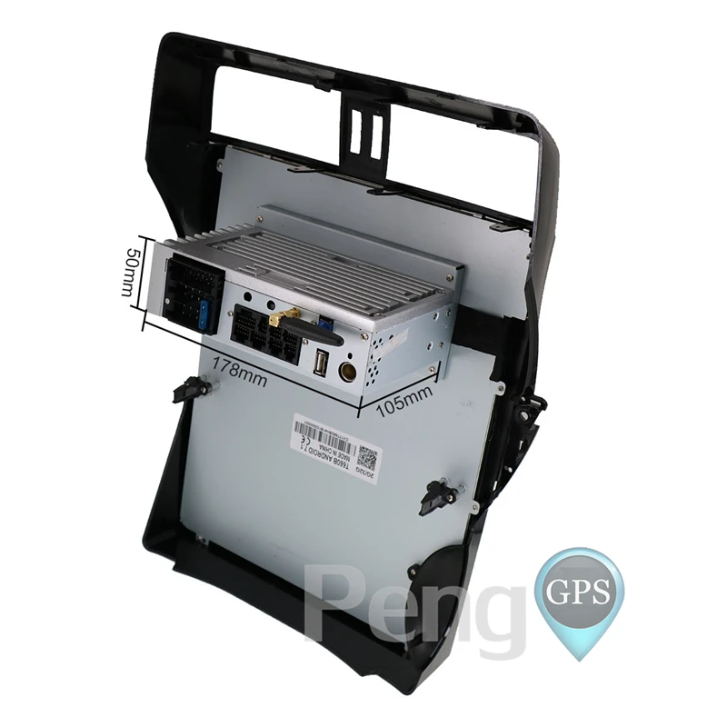 2 Din Радио 2G+ 64G 17 дюймов Android автомобильный gps-навигация, dvd-плеер для Toyota Land Cruiser Prado 150 ips Tesla стиль головного устройства