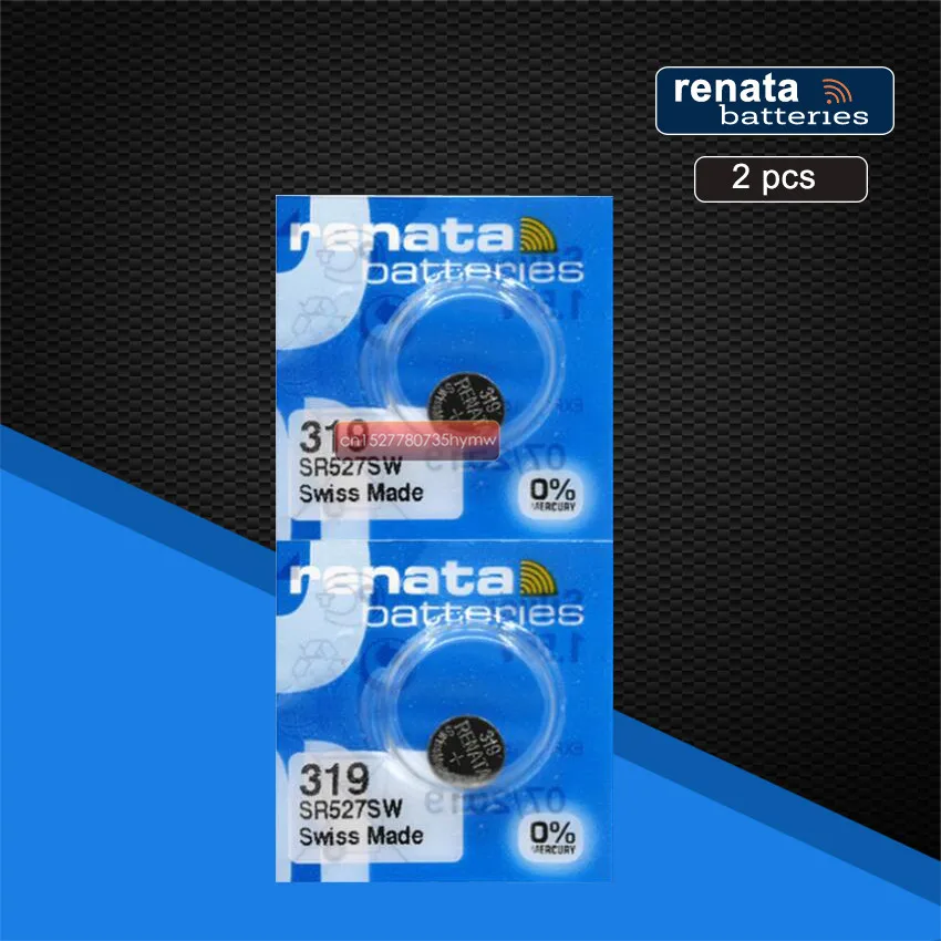 2 шт. розничная долговечный 319 SR527SW SR527 V319 часы батарейка Кнопка монета ячейка швейцарское производство