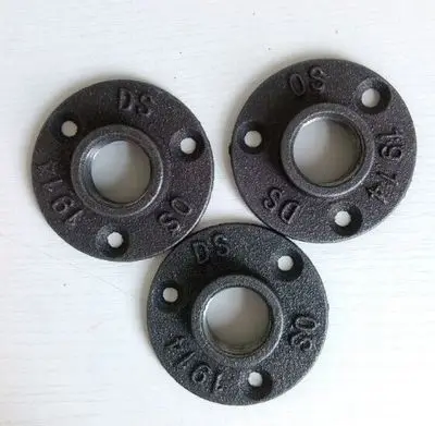 DN15 Железный фланец литье античный базовый кронштейн для трубки G1/2 &quot 16 шт./лот