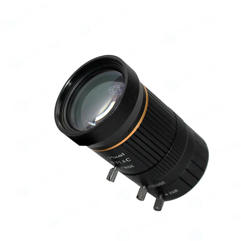 3,0 мегапикселя 8-50 мм объектив C Mount F1.4 ручной Ирис зум фокус объектив для камеры видеонаблюдения lndustrial микроскоп камера
