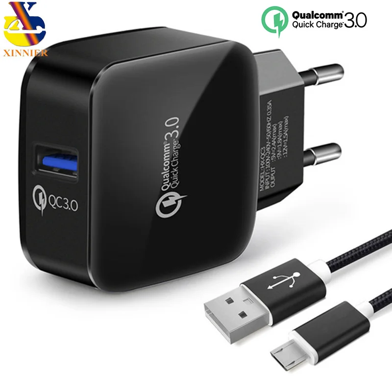 USB быстрое зарядное устройство для samsung Galaxy S8 S8+ S7 S6 Edge Быстрая зарядка 3,0 зарядное устройство для мобильного телефона для iphone X 5 6 6S Plus 7 7Plus