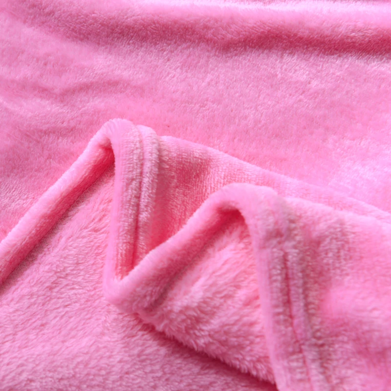 Постельные принадлежности розовый чистый цвет фланель домашний текстиль