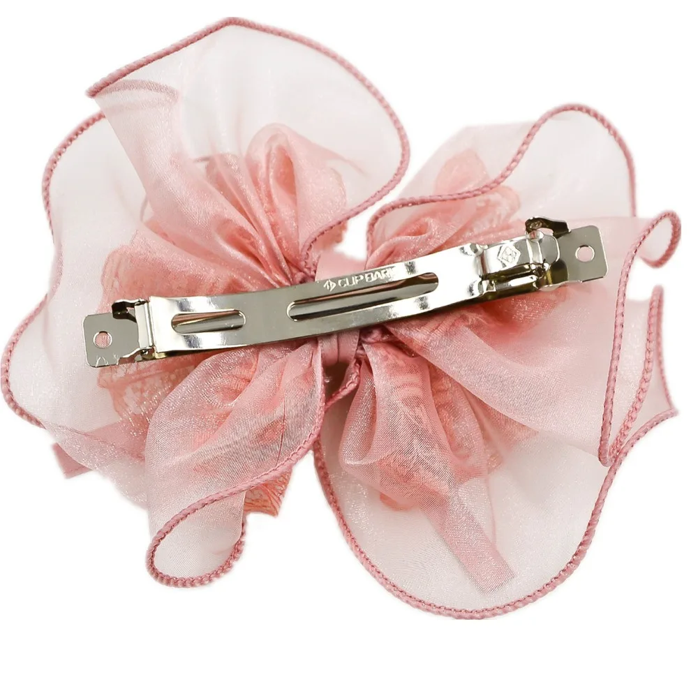 Заколки для волос с шелковой лентой и бантом женщин девочек 3 9 дюйма |