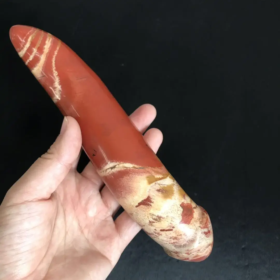 Секс игрушка Красная яшма кварцевый Целительный Кристальный массаж палочка