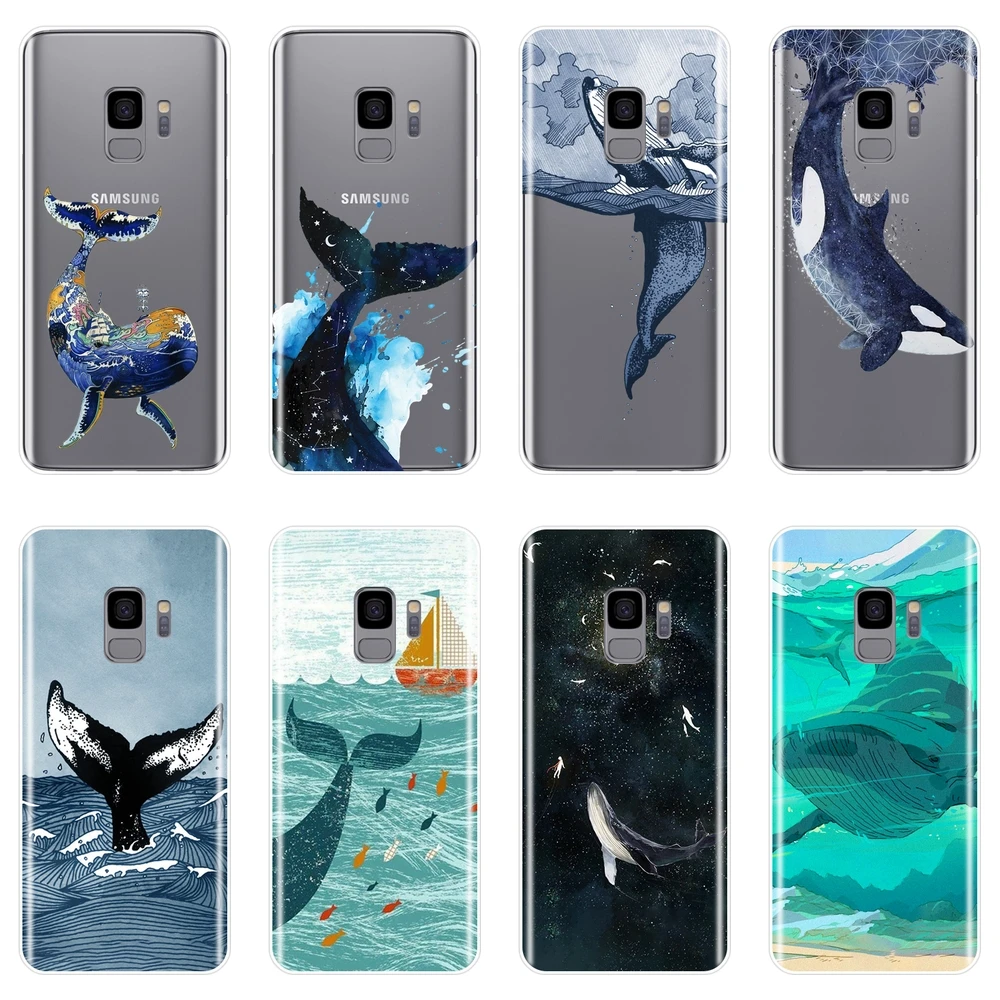 Чехол для телефона Samsung Galaxy S5 S6 S7 Edge S8 S9 Plus силиконовый мягкий чехол с рисунком