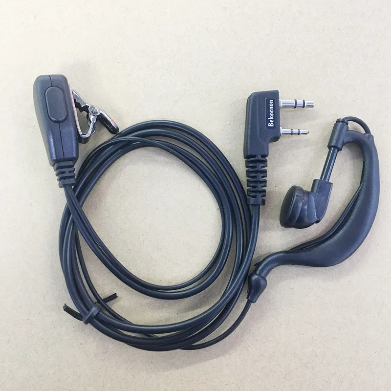 

Clmap воротник большой PTT наушники K разъем 2 штыря для Kenwood Baofeng 888s uv5r Puxing 'd xun Quansheng TYT WLN и т. д. рация