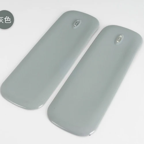Gray Protector HYZHAUTO, 2 шт., автомобильный бампер, защитная полоса, авто, анти-столкновения, полоса бампера, угловая защита, протектор, анти-потертая Автомобильная наклейка - Цвет: Gray Protector