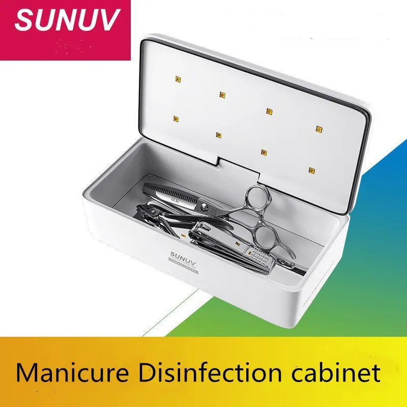 SUNUV UV Sterilizer Box Beauty Nail Art Tools S2 Storage Portable LED Disinfection for Comestic Salon | Красота и здоровье