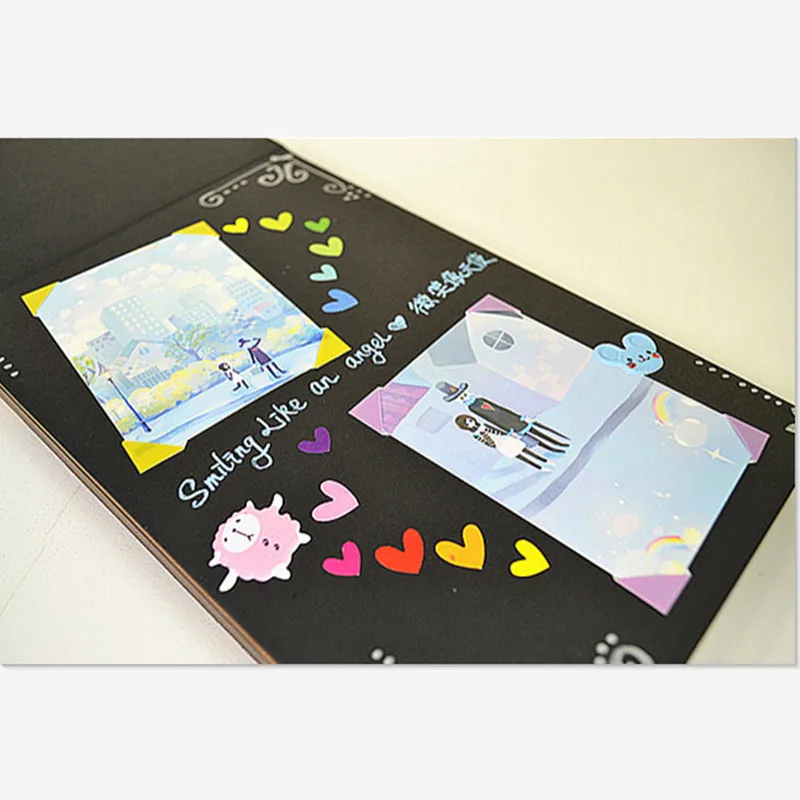 Polaroid DIY Фотоальбом липкий креативный парный альбом для автографов семейного