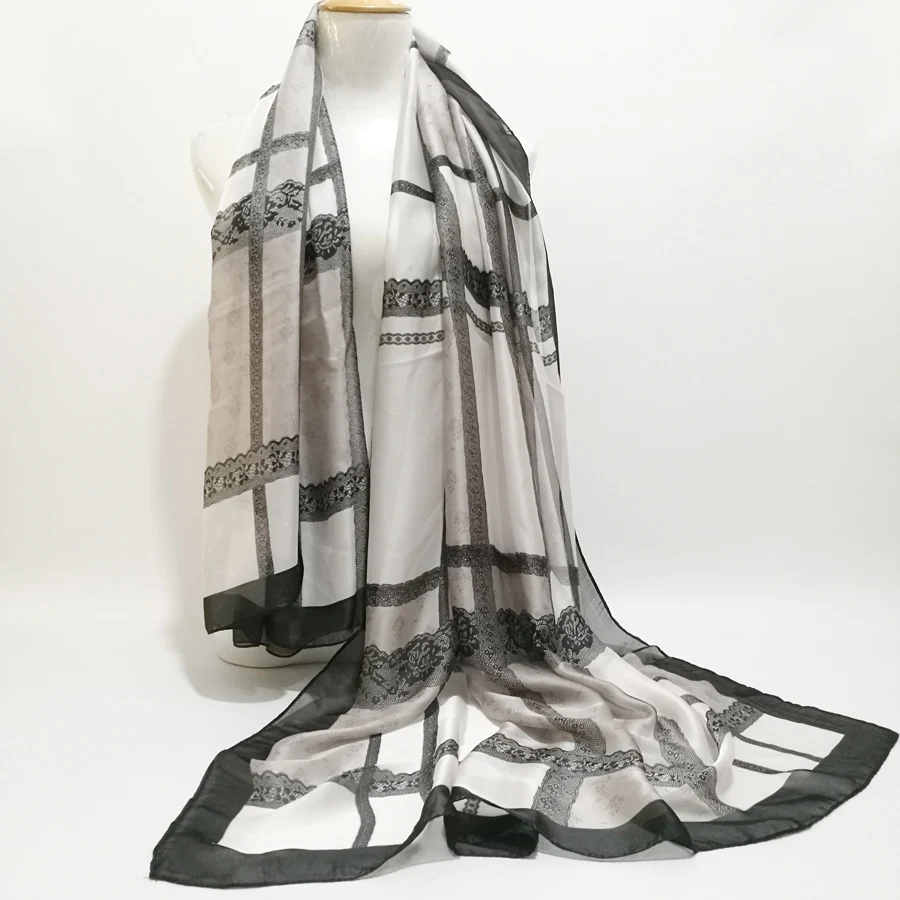 Женские длинные мягкие шарфы FN083 элегантная шаль с фертильным принтом в