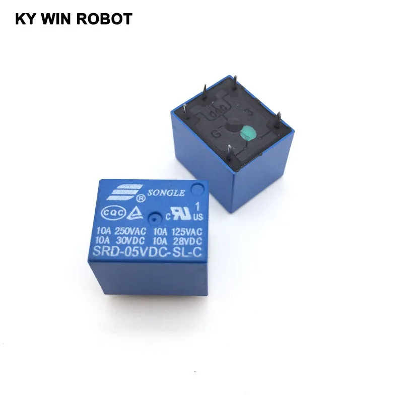 2 шт. SRD 05VDC SL C 5VDC 10A 250 VAC реле мощности PCB тип T73 5V 5 футов 125VAC|pcb feet|pcb relaypcb power |