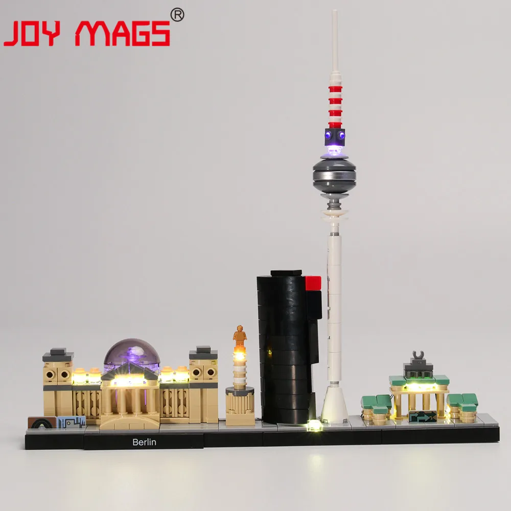 

JOY MAGS Only Led Light Kit for 21027 Berlin TV Tower Building Blocks Set (NOT Include the Model) Bricks Toys for Children