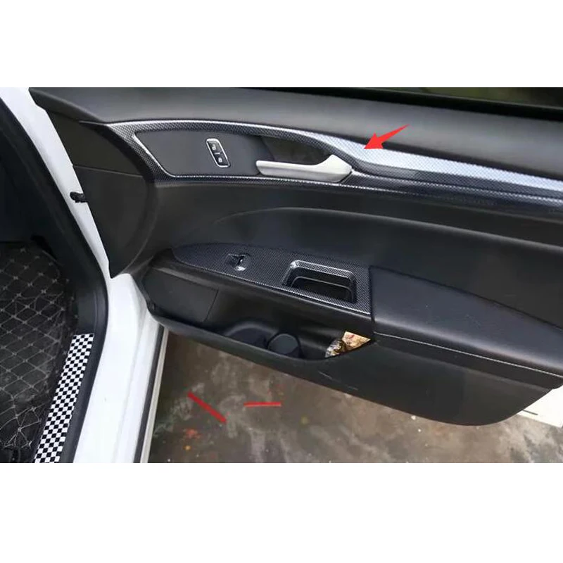 JXKaFa для Ford Mondeo 2017 2018 Автомобильная интерьерная дверная ручка Чаша Украшение