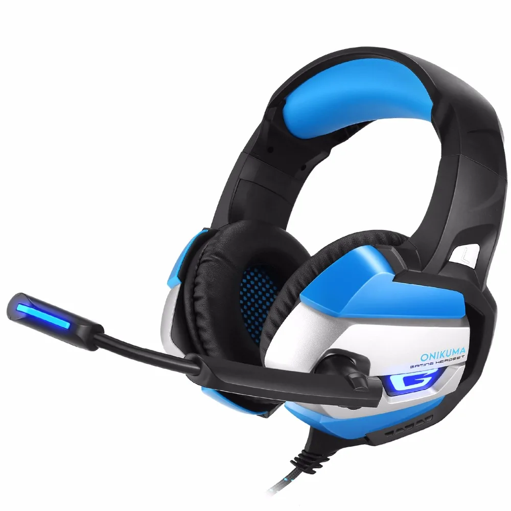 Лучшие игровые наушники ONIKUMA Gamer с глубокими басами для компьютера ПК PS4 ноутбука
