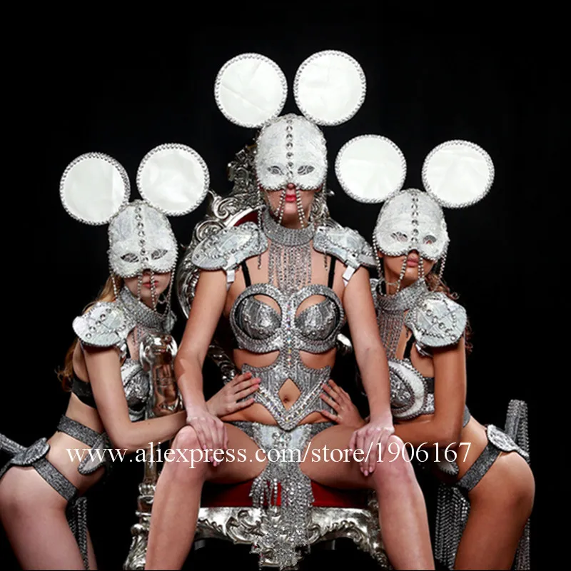 Новый сексуальный женский карнавальный подиумный костюм бюстгальтер для