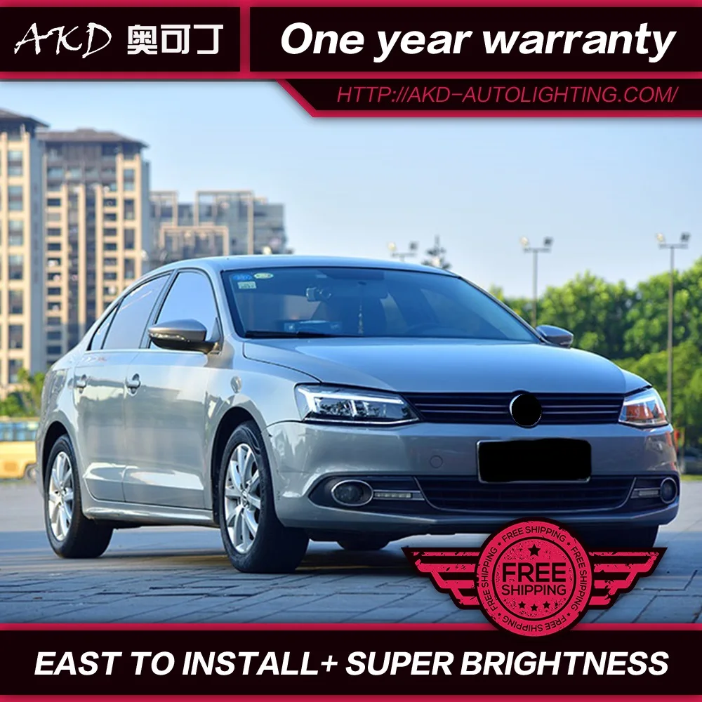 АКД стайлинга автомобилей для VW Passat B7 фары Volkswagen светодио дный фар DRL Объектив