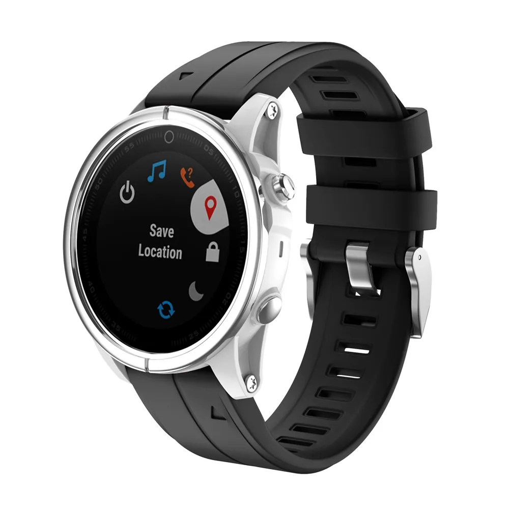 20 мм мягкий силиконовый резиновый ремешок Замена для Garmin Fenix 5S/Fenix5S плюс Смарт спортивные часы браслет ремень унисекс