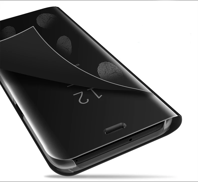 Роскошные Зеркало кожаный чехол для Samsung Galaxy S8 s8plus с подставкой флип Защитная крышка для Samsung S8 плюс Galaxy Note 8