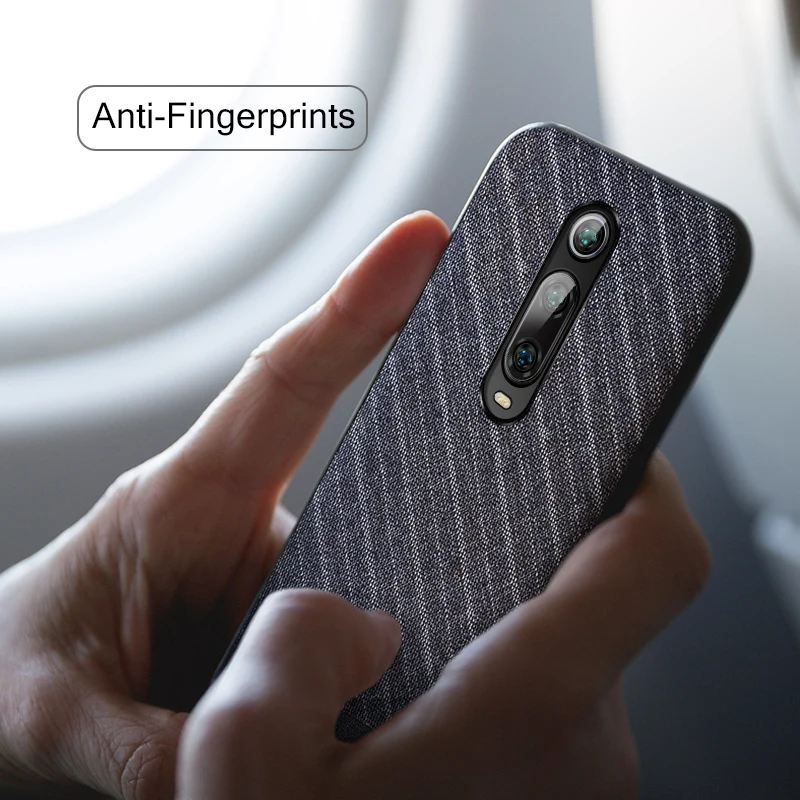 Чехол Mofi для Xiaomi K20 Pro чехол из ткани в деловом стиле Redmi темного цвета | Мобильные