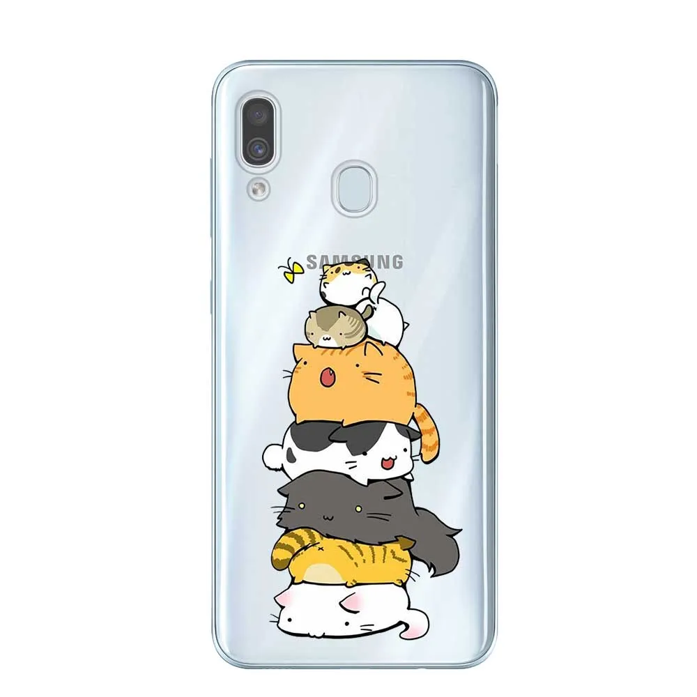 Мультфильм девушка цветок чехол для телефона в форме кактуса для samsung A10 A20 A30 A40 A50 A60 A70 A80 M10 M20 M30 M40 ТПУ чехол на заднюю панель