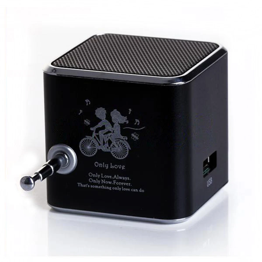 Портативная мини колонка FM радио MP3 музыкальный плеер звуковая коробка с