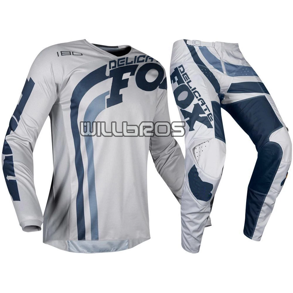 Зеленый MX 180 Cota для мотокросса, MTB велосипеда, велосипедная Экипировка, набор мужской одежды из джерси и штанов