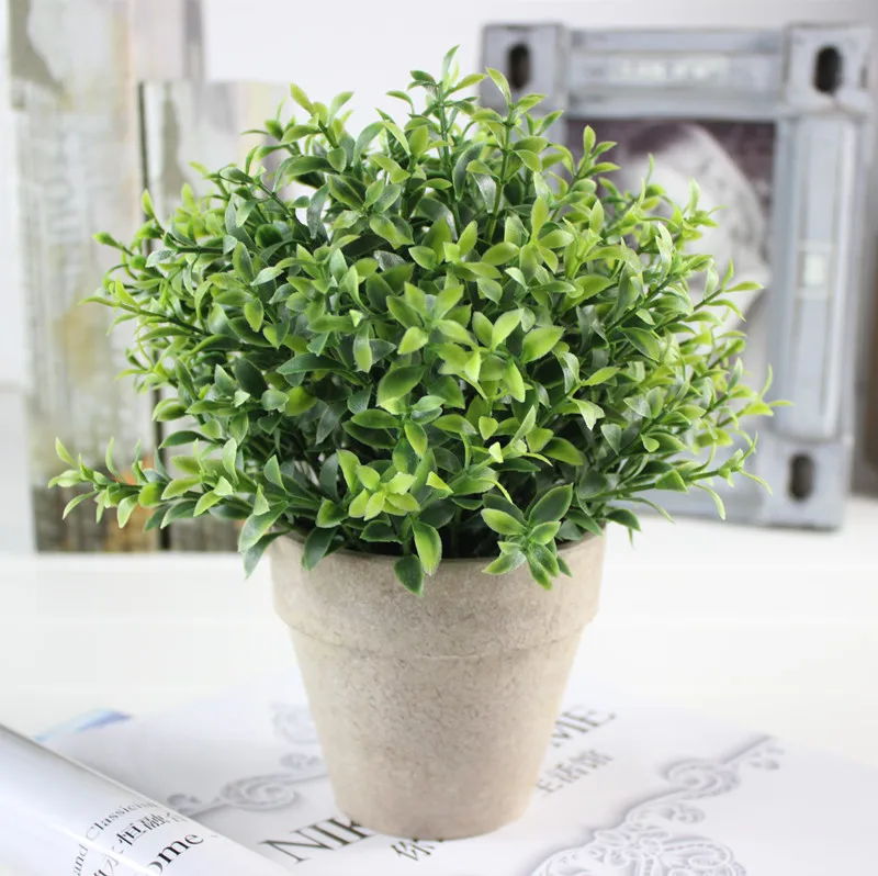 Искусственные зеленые растения/Лавандовый искусственный миньяскейп