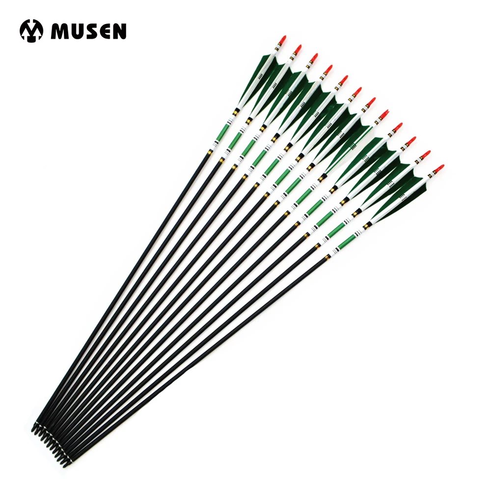 12 шт. стрелы из углеродного волокна с перьями индейки 500 см 33 г|feather stockings|feather cutfeather