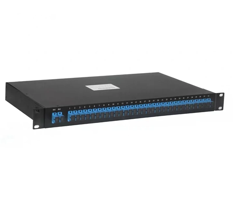 19-дюймовая стойка с разделителем PLC 2*32 и адаптером SC/UPC 1mtr 1U патч-панель 2x