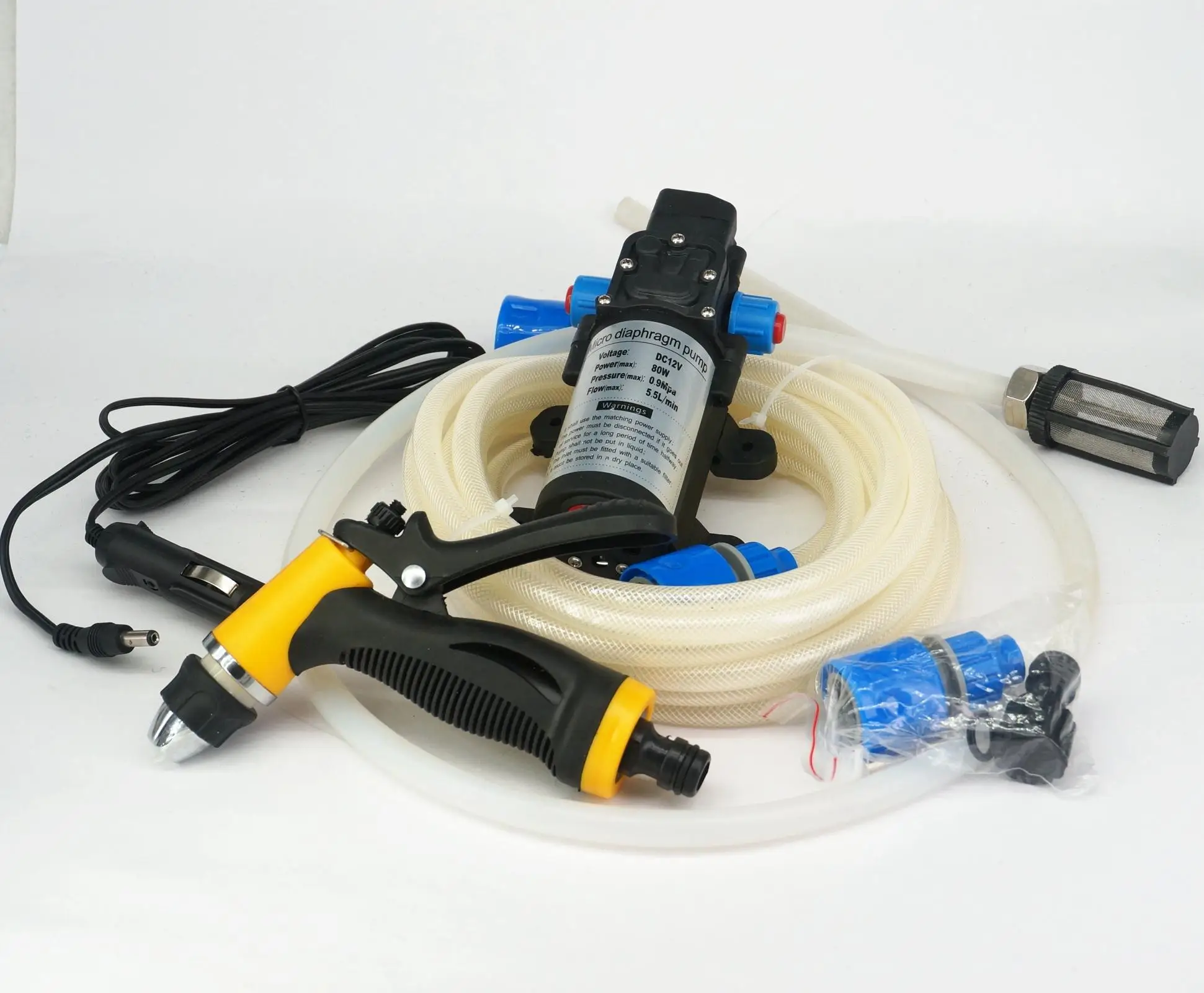 Портативный Электрический автомобильный очиститель 12 в 80 Вт постоянного тока