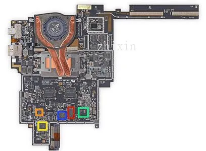

yourui Main Board for Microsoft Surface Pro 3 (1631) I5 cpu 8G RAM Motherboard mainboard X896569-001 full test