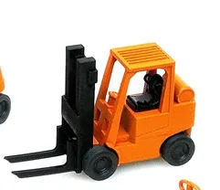 Forklift 00 Литье ResinHo 1/87 вилочный погрузчик модель поезда модель сцены станции поезд треков украшения могут быть - Цвет: Forklift 00