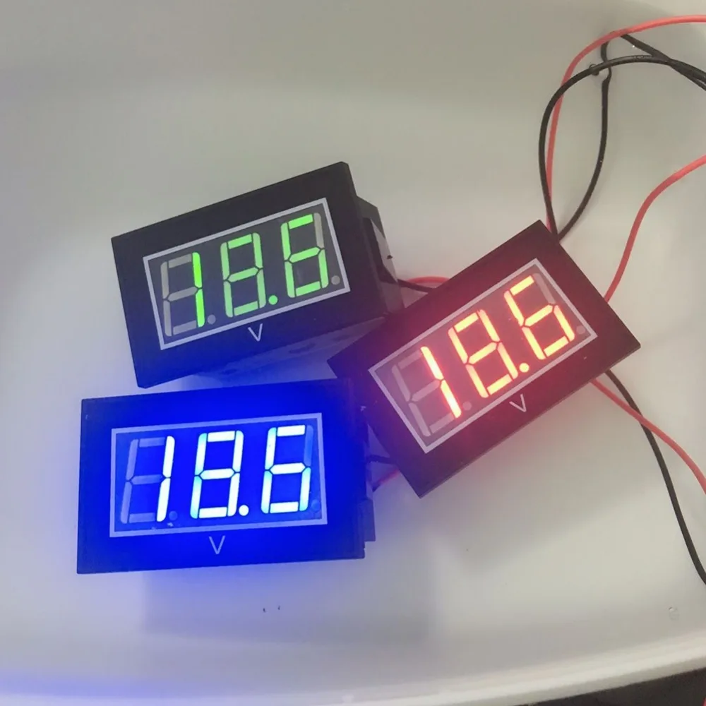 Новый водонепроницаемый ЖК-цифровой вольтметр Амперметр Voltimetro LED Amperimetro