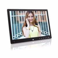 13 inch motion sensor touch buttons infront support hd loop playback video picture player digital photo frame digital album