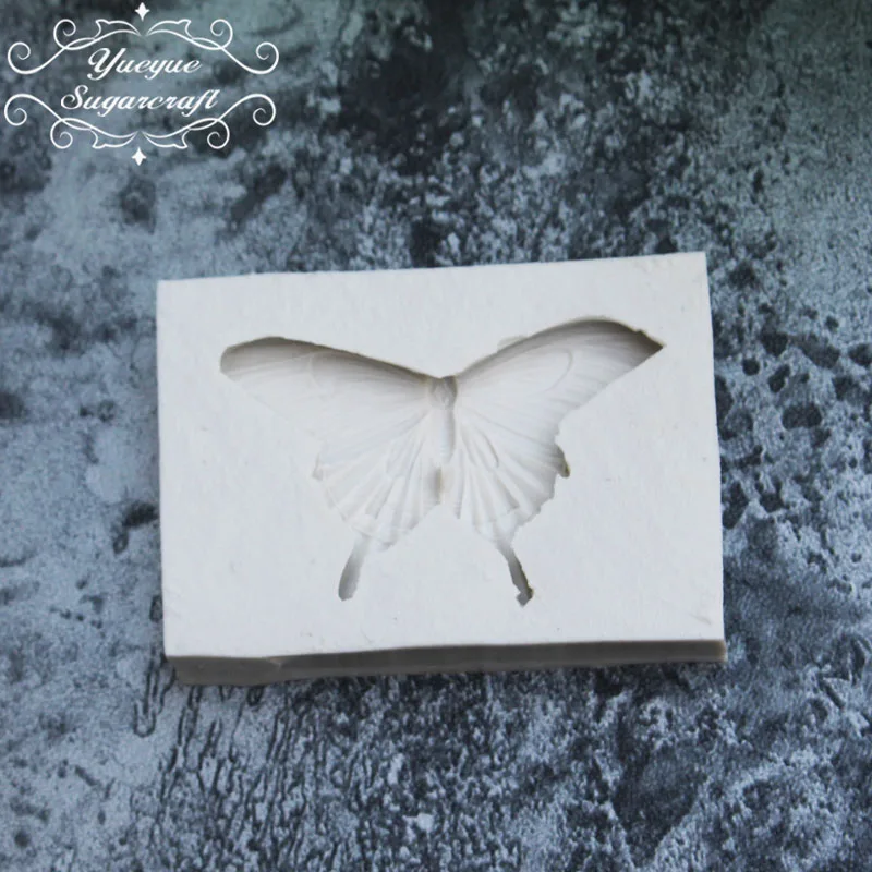 Yueyue Sugarcraft Newest силиконовая форма в виде бабочки помадная инструменты для