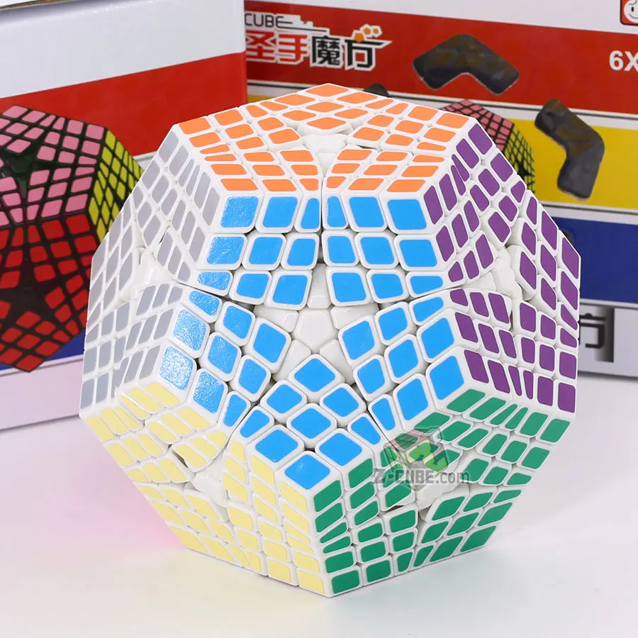 Megaminx 6x6 White Волшебный куб-головоломка Shengshou SengSo megamin x Cube 2x2 3x3 4x4 5x5 6x6 7x7 8x8 9x9 dodecahedron megaminxeds обучающая игрушка - Цвет: Megaminx 6x6 White
