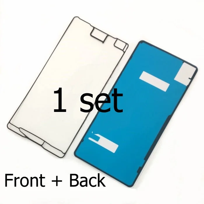 1set XP Front Back Передняя ЖК-и задняя крышка клейкая лента для sony Xperia X/X Compact/X Производительность сенсорный экран рамка водонепроницаемый стикер - Цвет: 1set XP Front Back