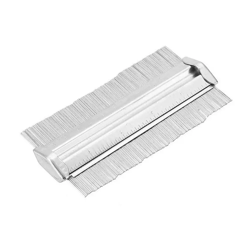 125mm metal 5/6/10 дюймов контур профиль датчик в клеточку измерены в ненатянутом ламинат Плитки Edge формирование дерево измерить линейкой ABS контур датчик дубликатор duplo и дропшиппинг - Цвет: 125mm metal