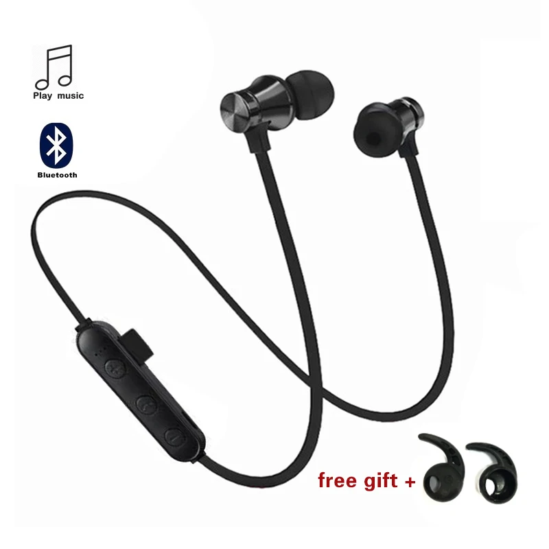 Беспроводной Bluetooth наушники IPX5 Водонепроницаемый Спорт гарнитура MagneticNeckband Шум