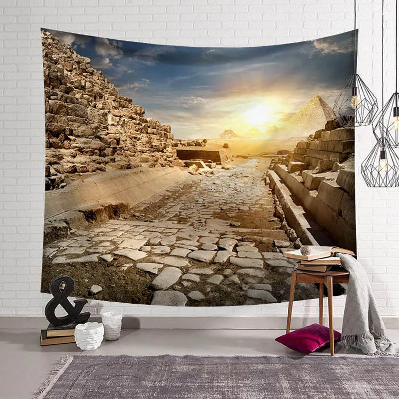 Мир архитектурное творческое настенное гобелен домашний декоративный спальный