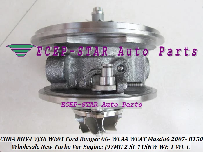 Бесплатная доставка турбокартридж CHRA RHV4 VJ38 VHD20011 WE01 для FORD Ranger 2006- WLAA WEAT MAZDA 6 07- BT50