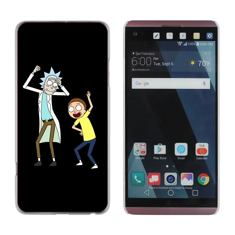 Рик и Морти чехол для телефона для LG G6 крышка для LG G6 G600 Q6 K8 K10 K8 K9 K10 V20 V30 G5 G7 G4 G3