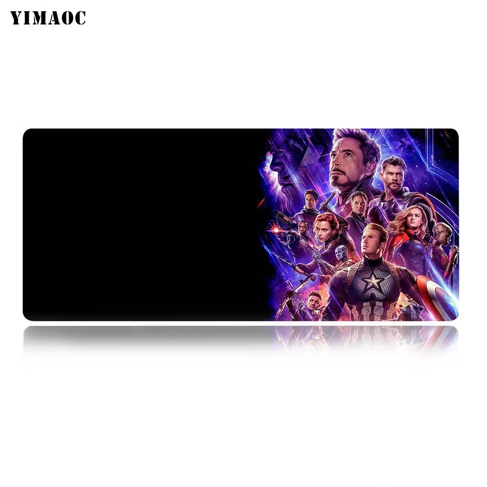 MP5 40x90cm YIMAOC Мстители эндшпиль Марвел коврик для мыши 40x90 см компьютерный коврик для мыши Противоскользящий натуральный каучук игровой коврик для мыши - Цвет: MP5 40x90cm