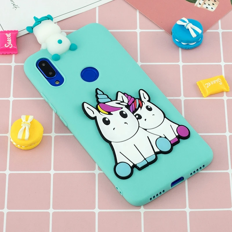 Чехол с объемными игрушками и единорогом для Xiaomi Redmi Note 7 8 K20 Pro, чехол для Xiaomi Redmi 7 7A 8 8A, чехол для Redmi Note 8 Pro