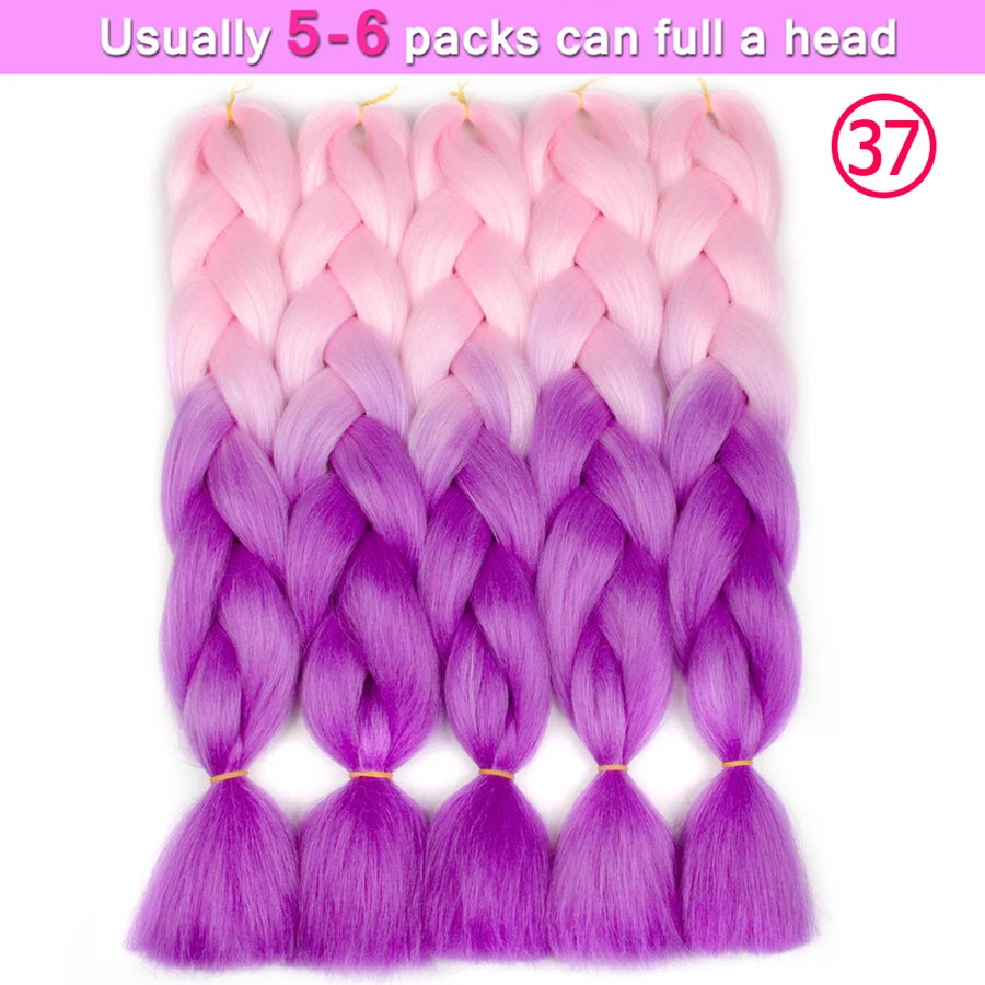 XCCOCO синтетические Омбре плетеные волосы Джамбо косички крючком наращивание