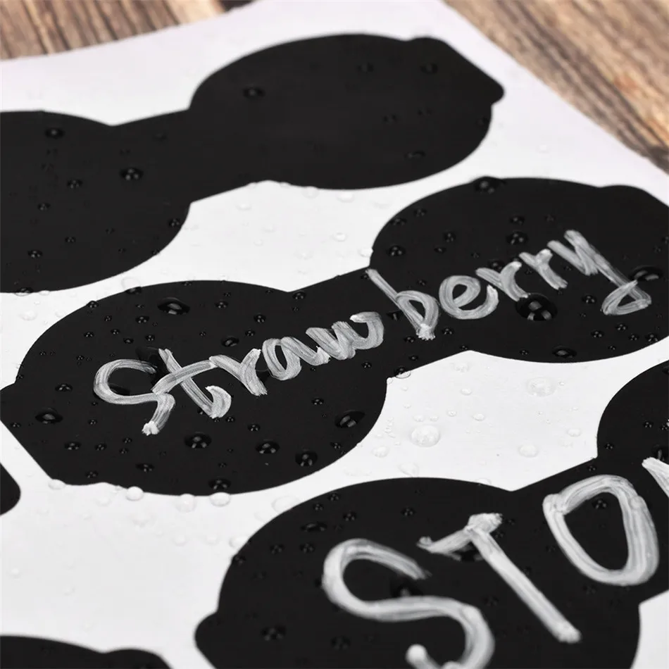 36 шт. кухонные водонепроницаемые стикеры на банки бутылки для органайзера джем